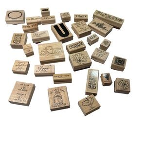 Large Lot of Stampin’ Up! Stamps – Includes‎ Some Miscellaneous Stamps